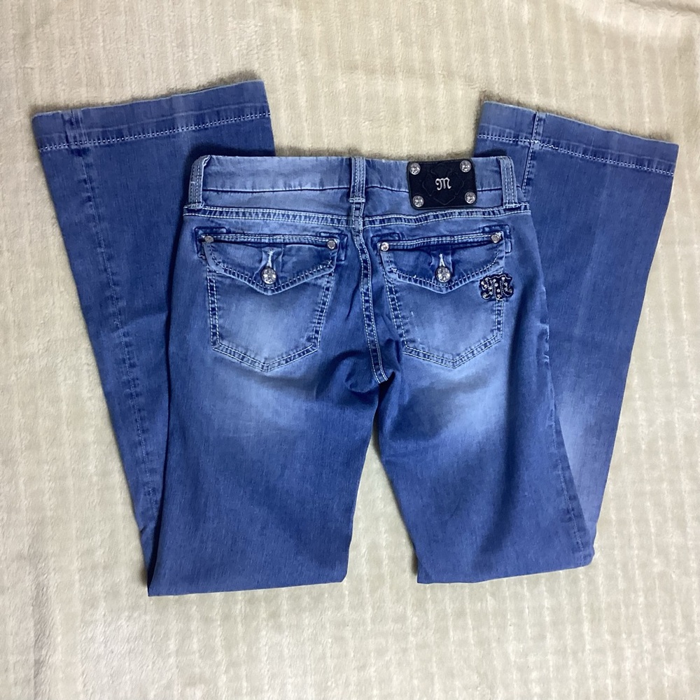 MISS ME WIDE LEG WOMEN’S JEANS - Picture 2 of 15
